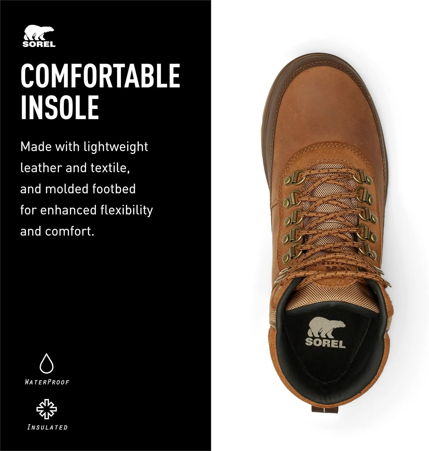 SOREL Men's Ankeny ll Hiker Plus Waterproof Boot