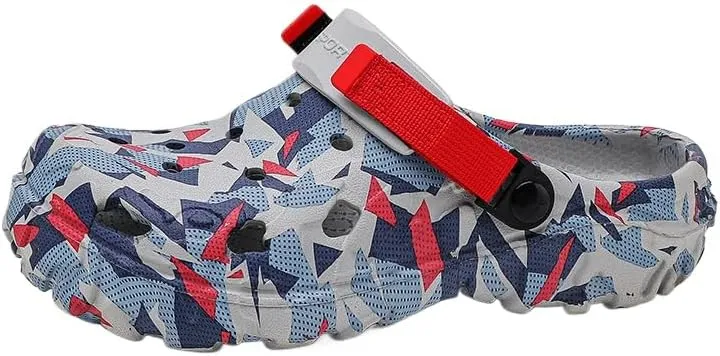 Stylish Men's Color Block Chunky Clogs - Non-Slip, Durable, Breathable EVA Slippers for Summer - Stylish Street Style Footwear with Cut-Out Designs for Men