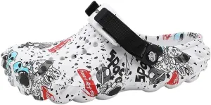 Stylish Men's Color Block Chunky Clogs - Non-Slip, Durable, Breathable EVA Slippers for Summer - Stylish Street Style Footwear with Cut-Out Designs for Men