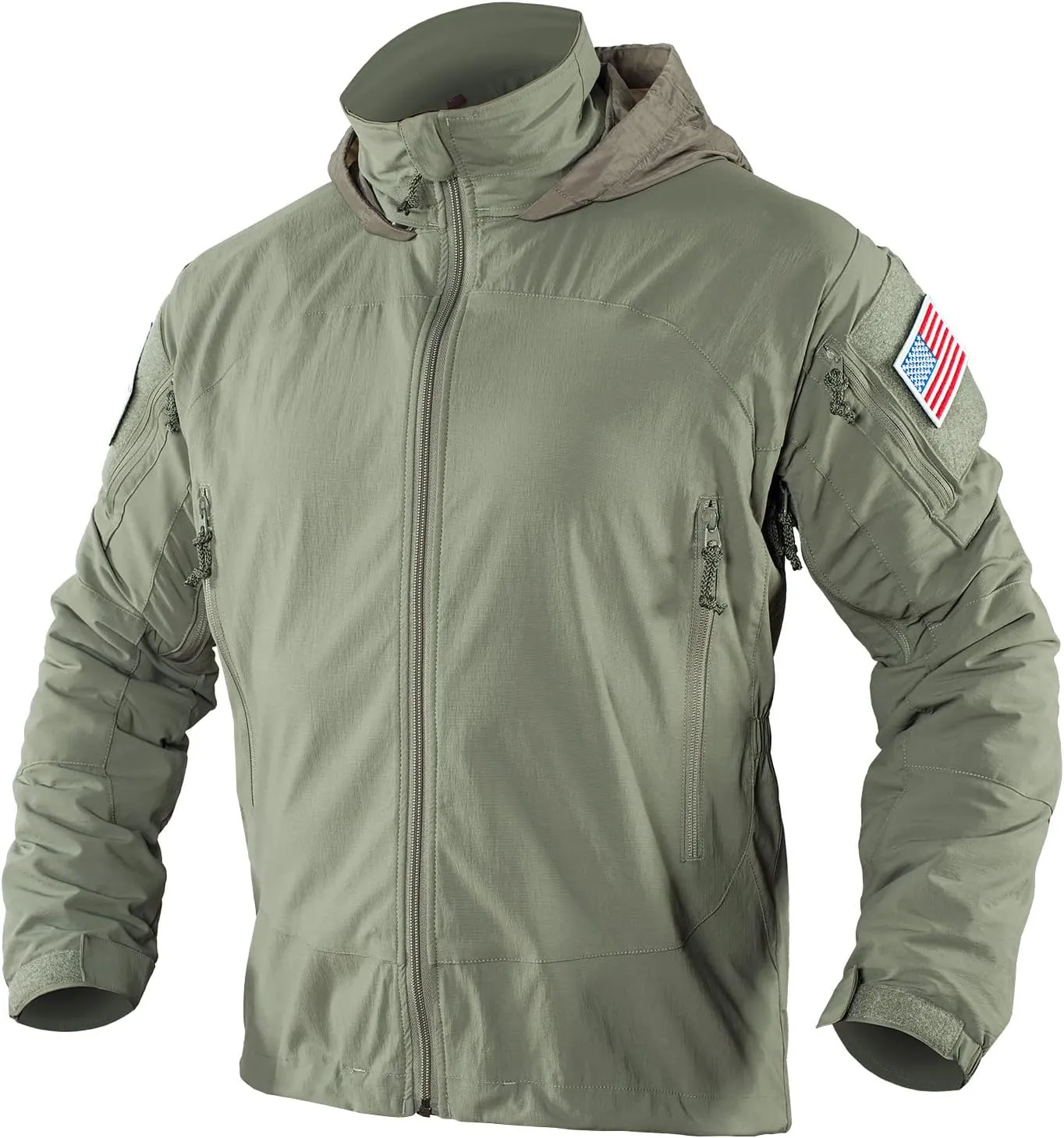 Tactical Jackets for Men Military Softshell Army Ranger Green Lightweight Heavy Duty Nylon PCU LVL5