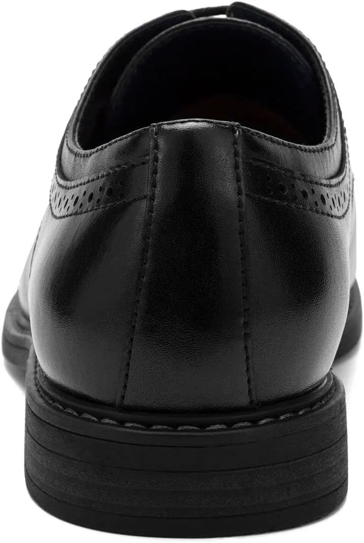 Temeshu Men's Oxfords Lace Up Casual Dress Shoes Classic Formal Modern Business Shoes DS08