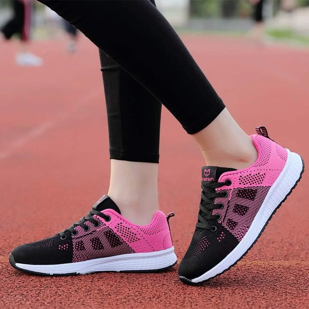 Tennis Shoes Womens Lightweight Comfortable Lace up Non Slip Work Shoes Women Jogging Men Shoes Casual Men's Fashion Sneakers Tennis Shoe Trainers Shoe
