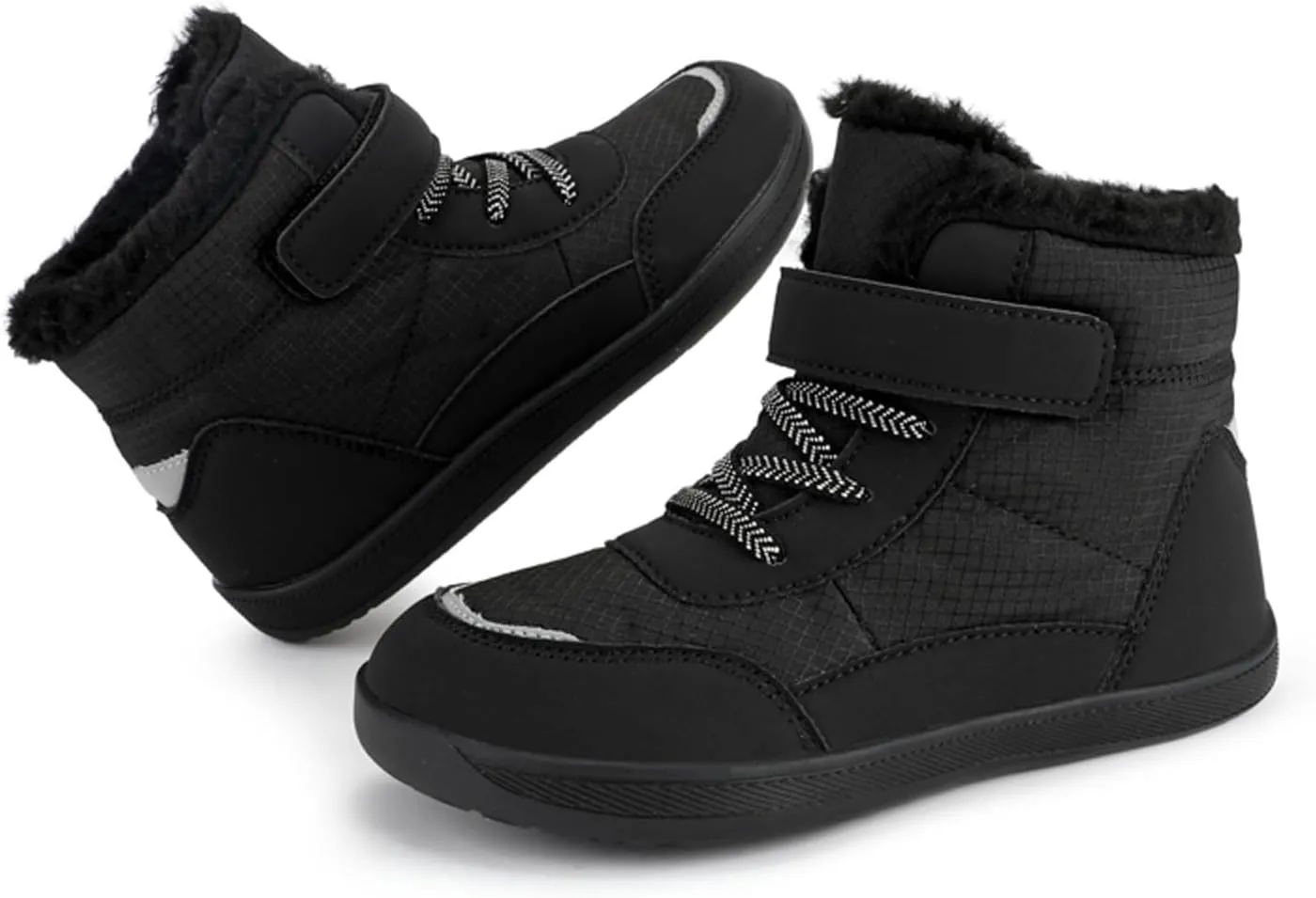 Toddler Boots Kids Snow Boots Boys Girls Barefoot Winter Boots Wide Toe Slip Ankle Winter Snow Boots Hiking Boots