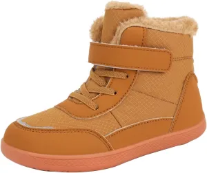 Toddler Boots Kids Snow Boots Boys Girls Barefoot Winter Boots Wide Toe Slip Ankle Winter Snow Boots Hiking Boots