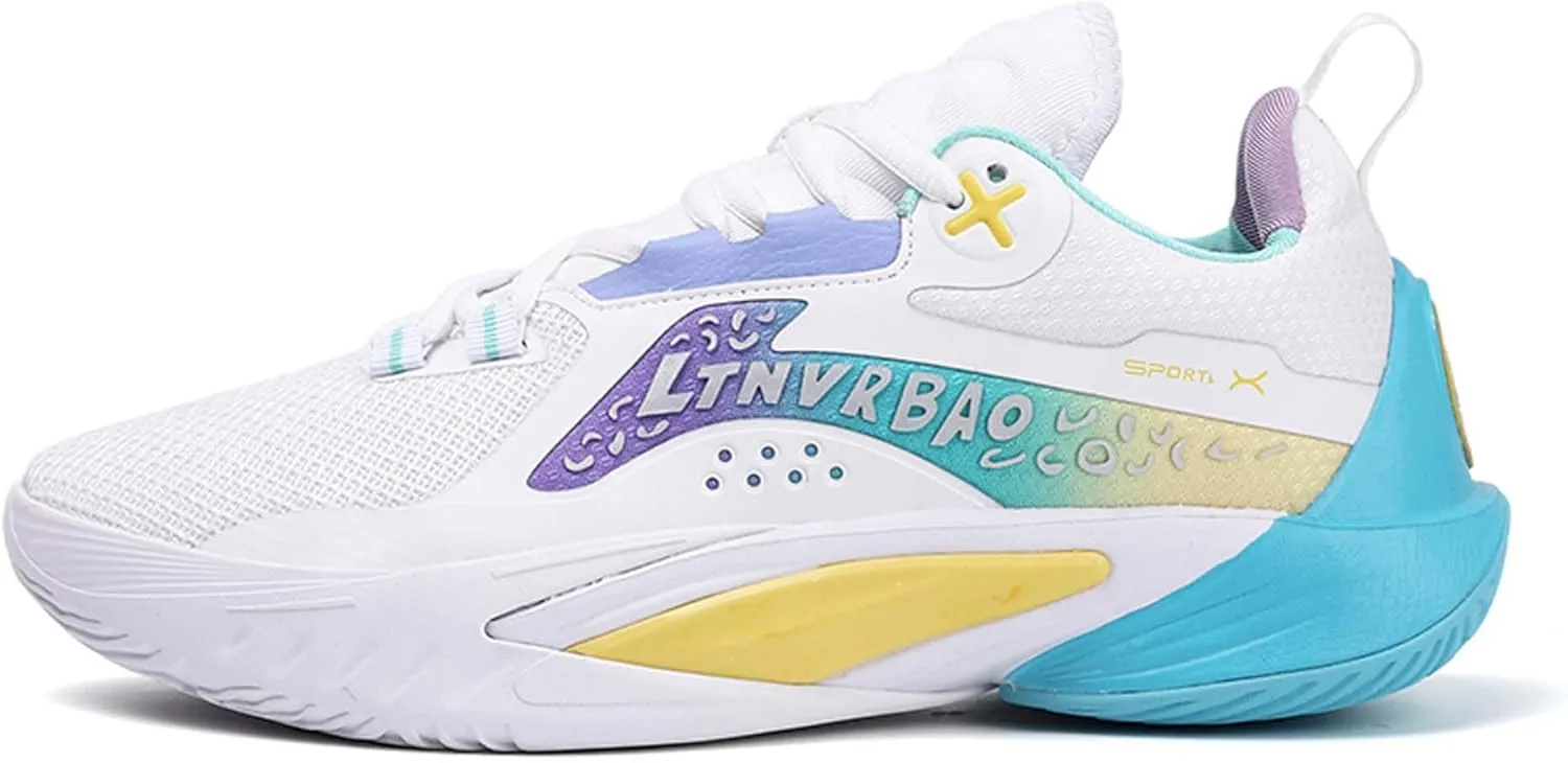 Unisex Fashion Basketball Shoes Breathable Mesh Sneakers Street Personalized Trend Basketball Sneakers Indoor and Outdoor Anti-Slip Cushioning Running Training Shoes