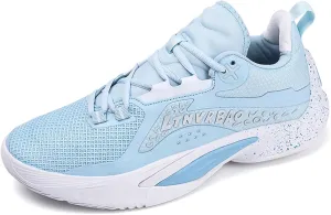 Unisex Fashion Basketball Shoes Breathable Mesh Sneakers Street Personalized Trend Basketball Sneakers Indoor and Outdoor Anti-Slip Cushioning Running Training Shoes