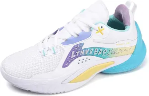 Unisex Fashion Basketball Shoes Breathable Mesh Sneakers Street Personalized Trend Basketball Sneakers Indoor and Outdoor Anti-Slip Cushioning Running Training Shoes