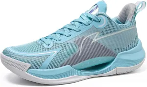 Unisex Fashion Basketball Shoes Breathable Tennis Running Sneakers Outdoor Fitness Sports Non-Slip Cushioning Training Shoes Street Personalized Trend Basketball Sneakers