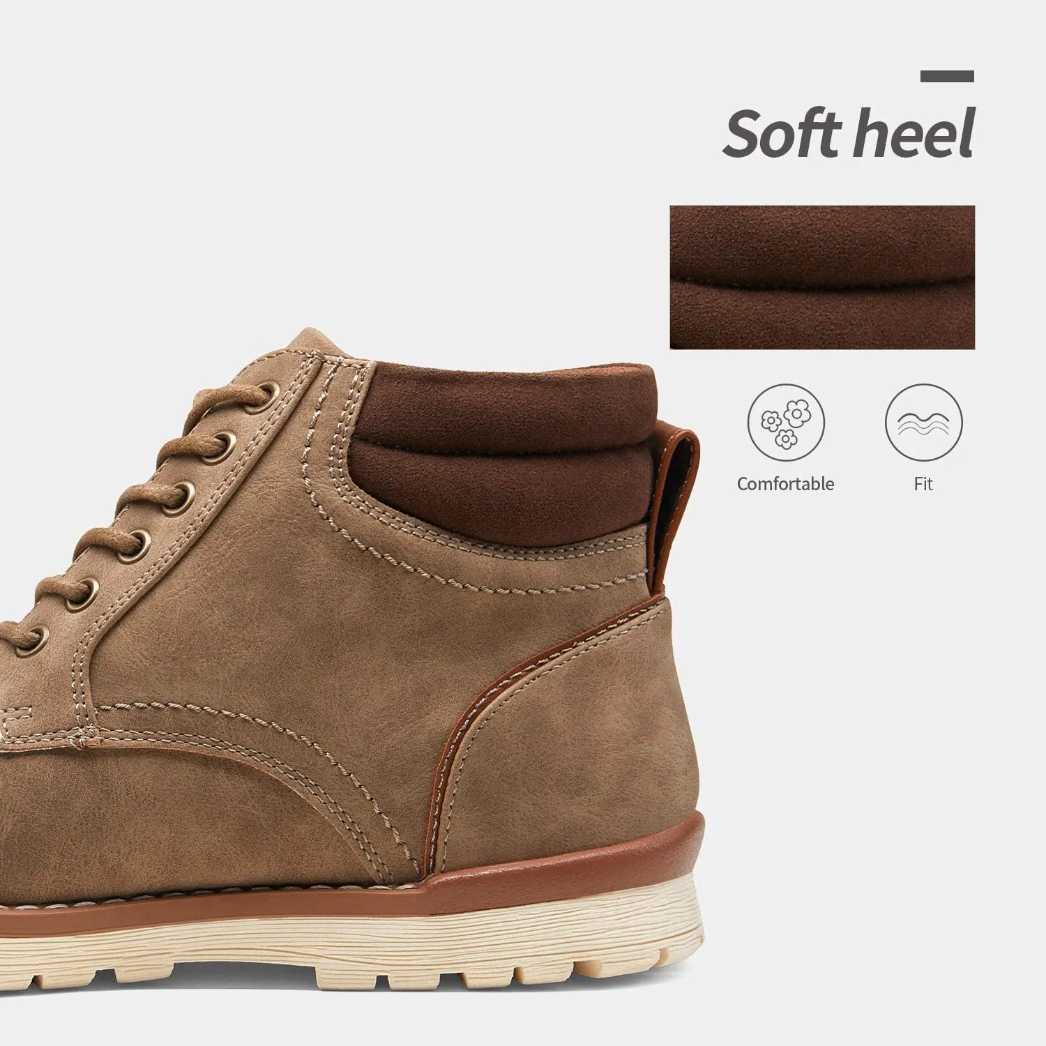 Vostey Men's Boots Hiking Boots Casual Boots for Men
