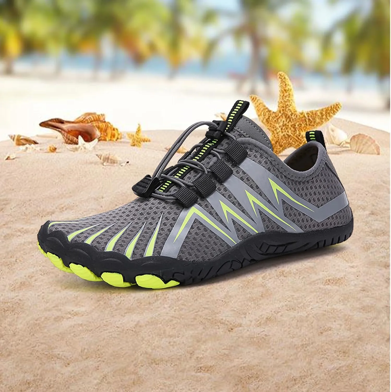Water Shoes for Men Women Lightweight Comfortable Trail Hike Barefoot,Non-Slip Wide Toe Box Trail Swim Shoes,Outdoor Breathable Quick-Dry Grounded Footwear 2025 New Athletic Hiking Footwear
