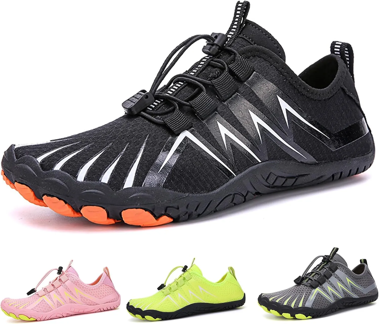 Water Shoes for Men Women Lightweight Comfortable Trail Hike Barefoot,Non-Slip Wide Toe Box Trail Swim Shoes,Outdoor Breathable Quick-Dry Grounded Footwear 2025 New Athletic Hiking Footwear