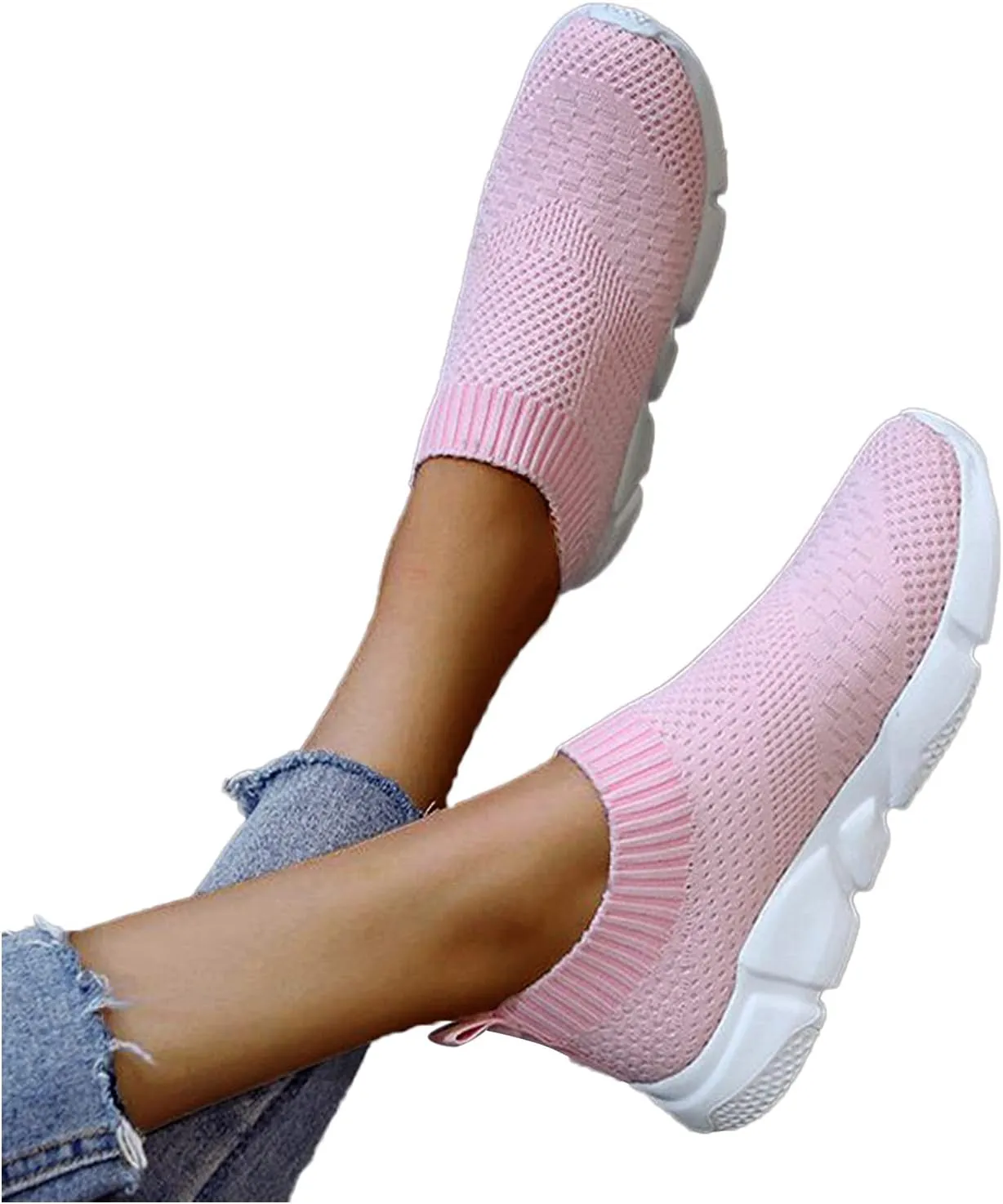 White Platform Sneakers for Women 2023 Non Slip Work Shoes Women Wide Women Slip On Shoes Mules Womens Sneakers 7.5 Wide Width Zapatos De Trabajo OrtopéDicos para Alivio Del Dolor De Mujer
