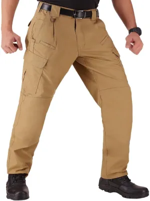 WHITEDUCK Men's Tactical Pants Ripstop Stretch Water Resistant with 13 Pockets Cargo Work Pants- Military Hiking Outdoor