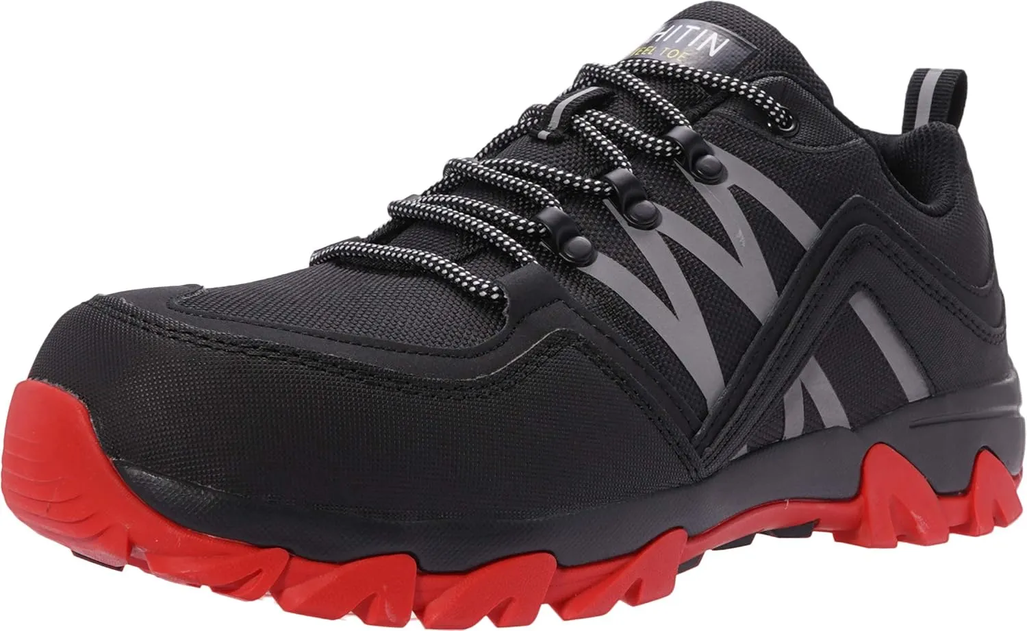 WHITIN Men's Steel Toe Slip Resistant Puncture Proof Construction Safety Work Shoes
