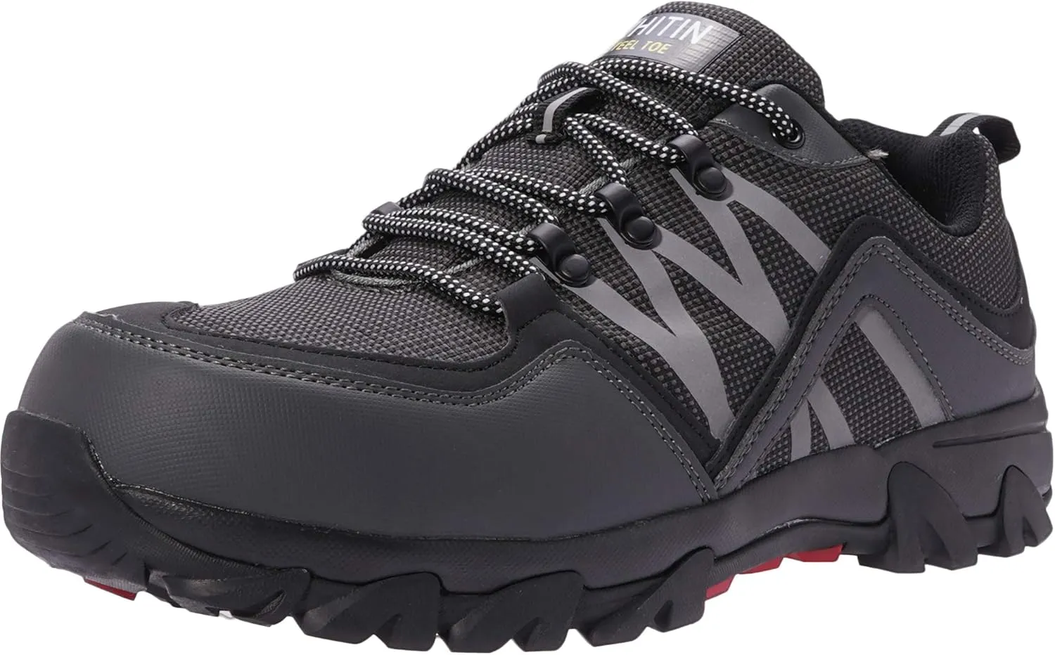 WHITIN Men's Steel Toe Slip Resistant Puncture Proof Construction Safety Work Shoes