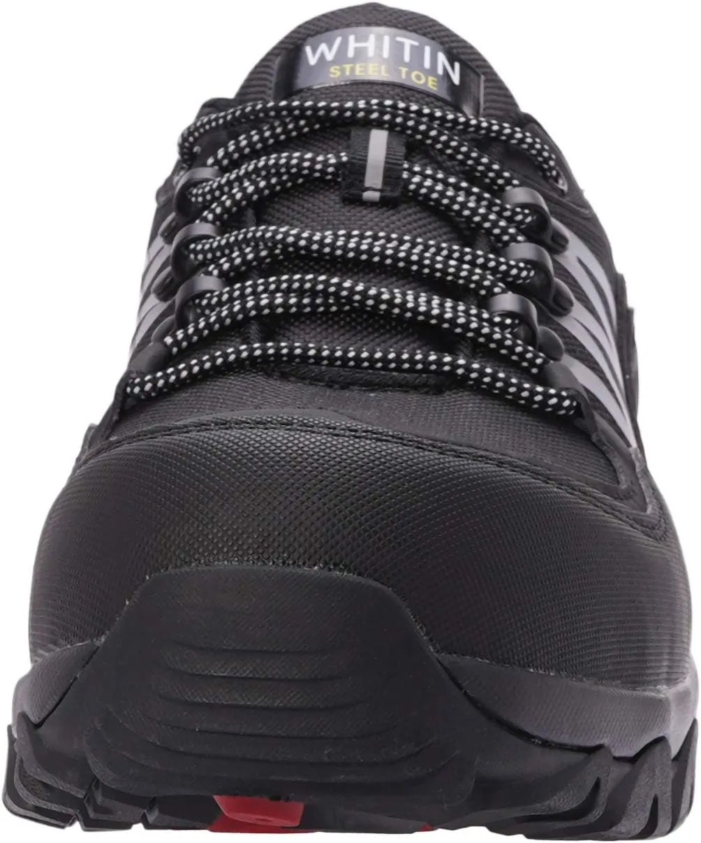 WHITIN Men's Steel Toe Slip Resistant Puncture Proof Construction Safety Work Shoes