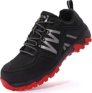 WHITIN Men's Steel Toe Slip Resistant Puncture Proof Construction Safety Work Shoes
