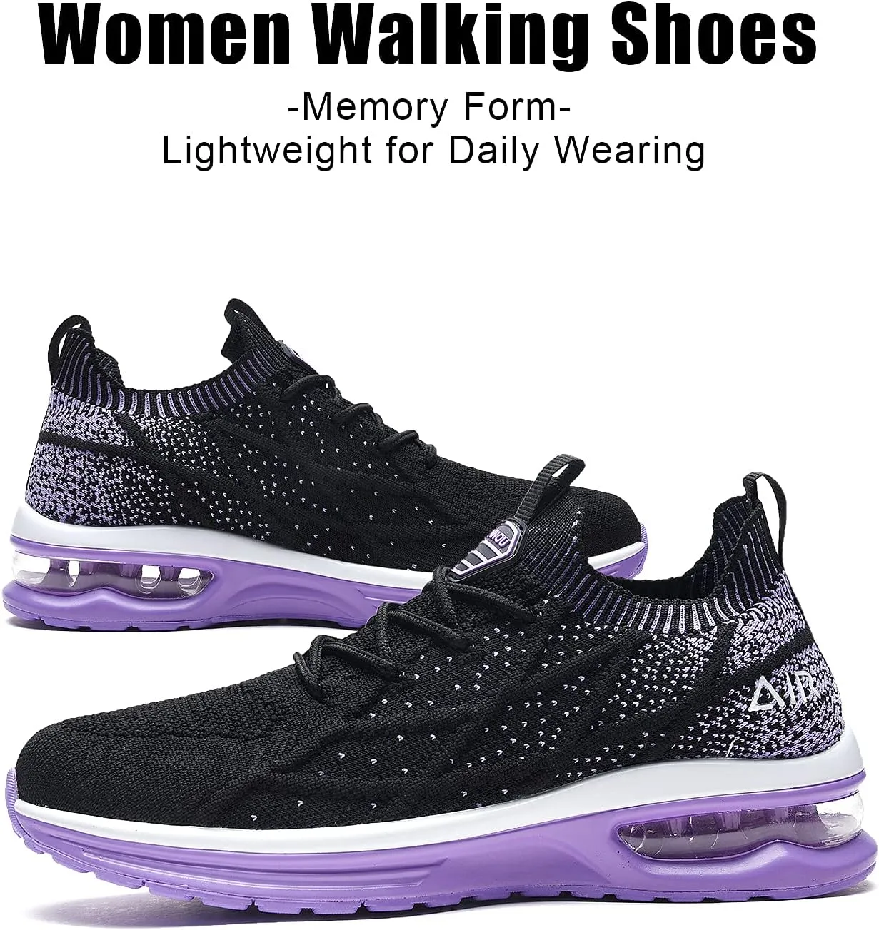Women's Air Running Shoes Breathable Athletic Tennis Shoes Sport Walking Sneakers