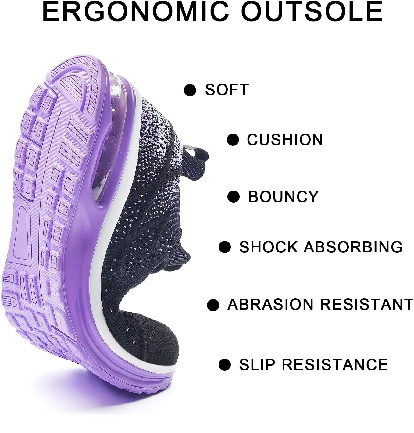 Women's Air Running Shoes Breathable Athletic Tennis Shoes Sport Walking Sneakers