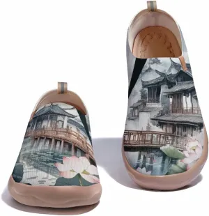 Women's Art Travel Sneakers Colorful Comfortable Slip On Shoes Casual Floral Stylish Everyday Loafers