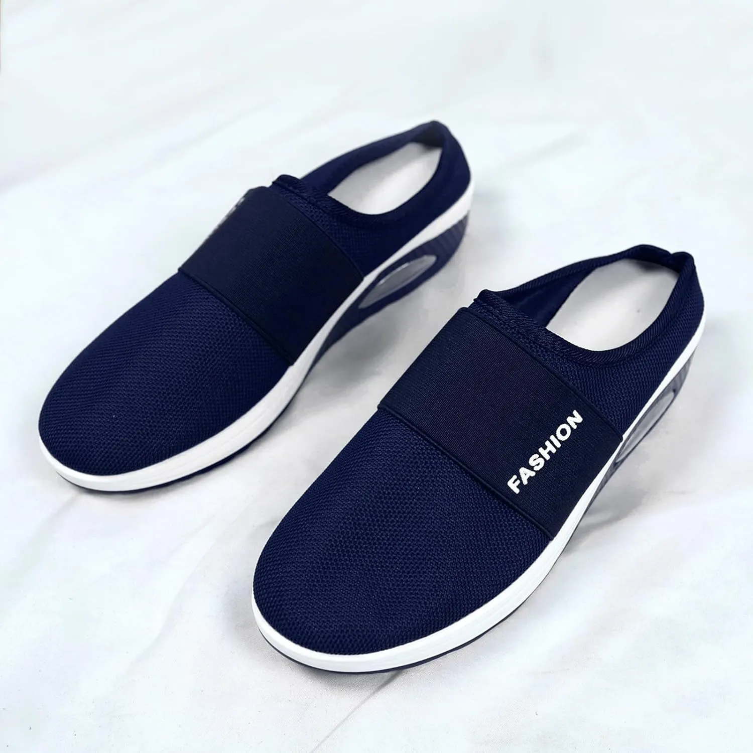 Women's Backless Walking Sneakers Summer Slip-on Tennis Shoes Men Winter Slip On Shoes Casual Brown Sneakers Platform Tennis Shoe Loafers Casual Slip On