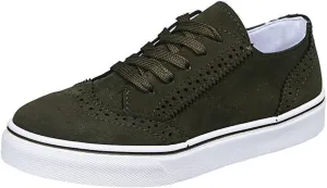 Women's Canvas Casual Shoes Slip On Lace Up Slip On Cushioned Footbed Jogging Tennis Sneakers Breathable Comfy Lightweight Walking Soft Platform Shoe for Gym Travel Daily Wear