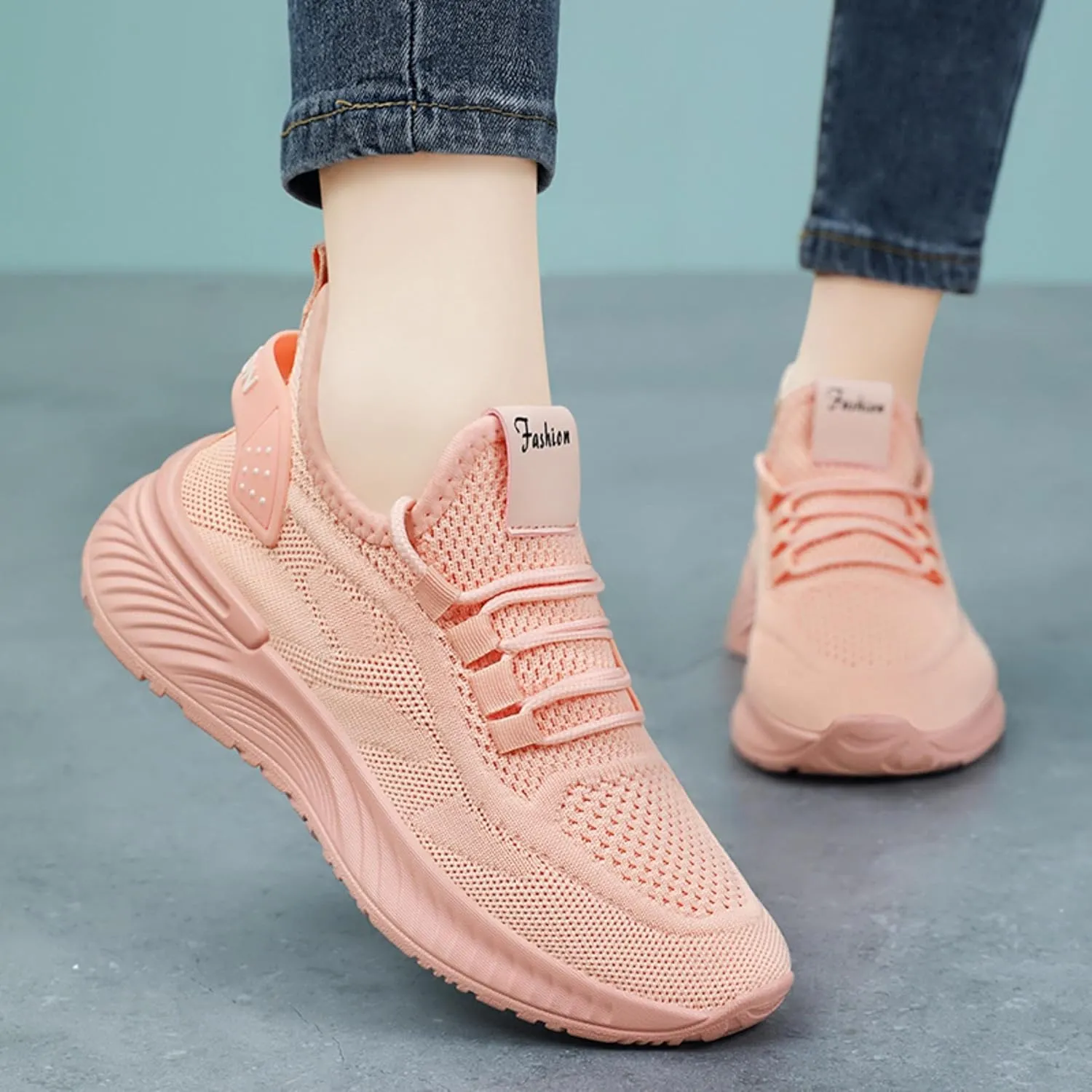 Women's Casual Shoes - Lightweight Comfort Sneakers, Breathable and Non-Slip for Running, Walking, and Everyday Wear