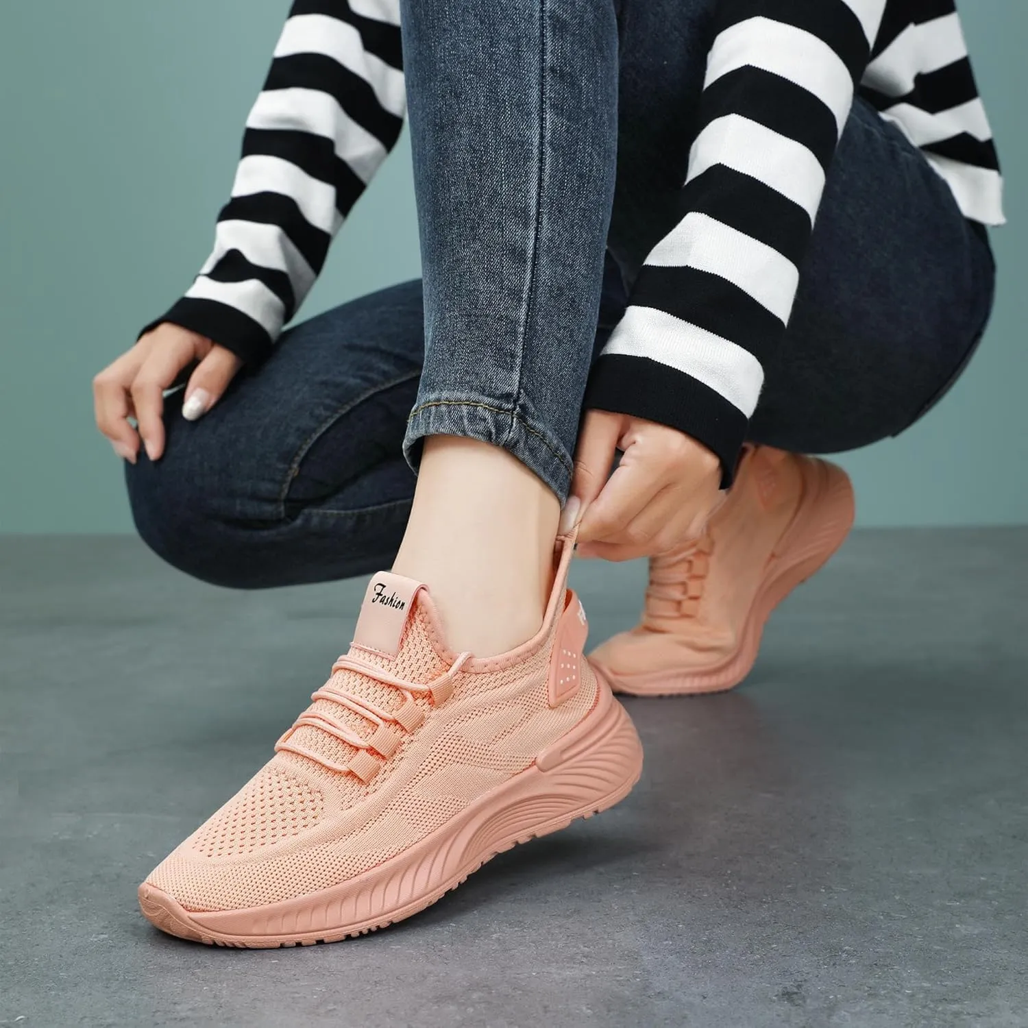 Women's Casual Shoes - Lightweight Comfort Sneakers, Breathable and Non-Slip for Running, Walking, and Everyday Wear