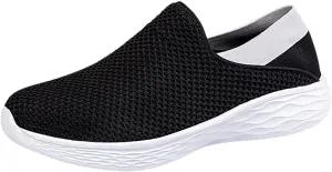 Womens Fashion Breathable Mesh Platform Sneakers Women's Everyday Fall Shoes Womens Slip On Shoes Size 11 Wide Platform High Top Sneakers for Women Fashion Vintage Orthopedic Sneakers for Women