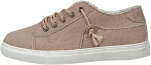 Women's Fashion Casual Shoes Lace Up Retro Canvas Boat Shoe Outwear Comfortable Air Cushioned Walking Sneakers Tennis Skate Jogging Non Slip Orthopedic Ladies Footwear for Daily Wear