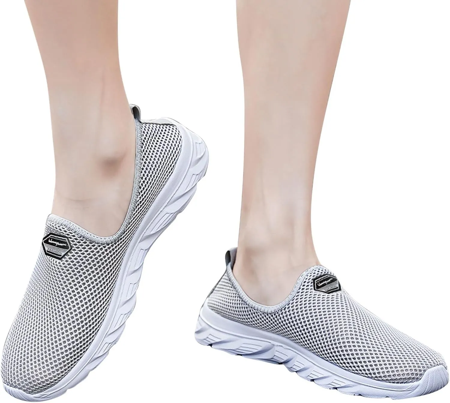 Women's Fashion Sneaker Womens Walking Shoes Slip On Fashion Walking Shoes for Men Canvas Loafers Women Shoes White Slip On Sneakers for Women