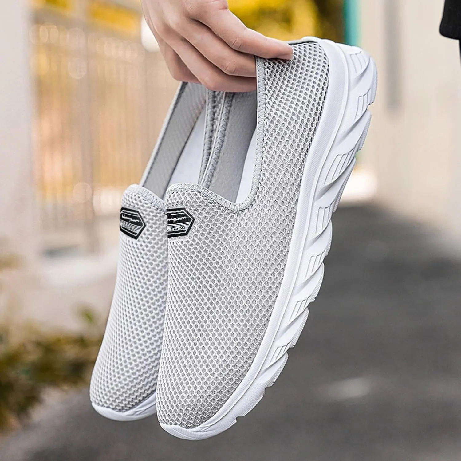 Women's Fashion Sneaker Womens Walking Shoes Slip On Fashion Walking Shoes for Men Canvas Loafers Women Shoes White Slip On Sneakers for Women