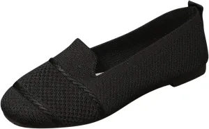 Women's Flats Walking Shoes Breathable Dress Ballet Flat Shoes Comfort Mesh Round Toe Classical Shoes for Work