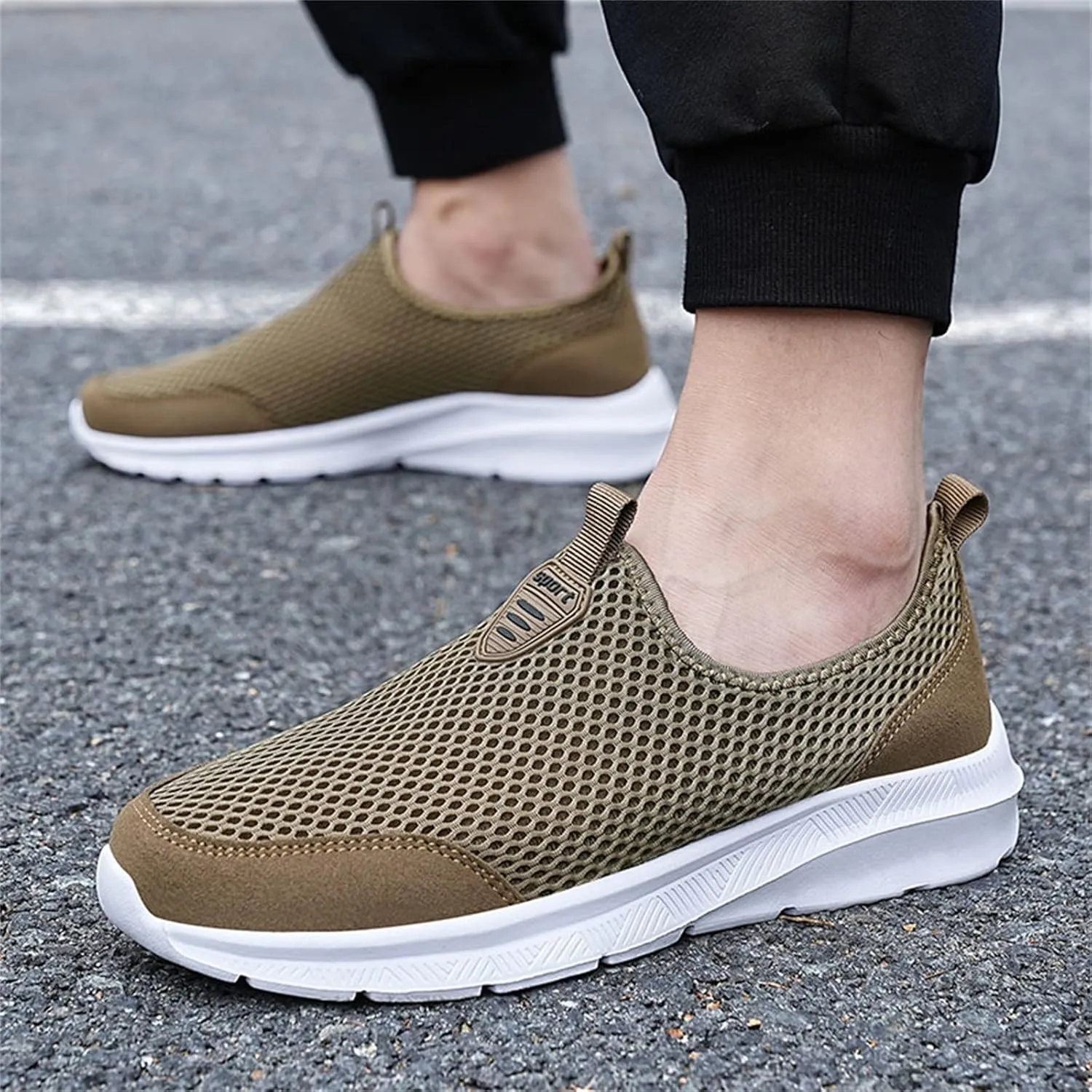 Women's Mesh Lace Lightweight Low-Cut Sneakers, Casual Tennis Shoes, Non-Slip, Fashionable，Comfortable，Breathable Knitted Socks Shoes