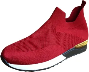 Women's Runing Breathable Trainers Orthopedic Air Cushion Athletic Sneakers Ladies Breathable Mesh Running Shoes
