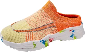 Women's Slip-on Mule Sneakers Lightweight Tennis Shoes Men Dressy Slip On Shoes Casual Shoes Sneakers Brown Tennis Shoe Loafers Casual Slip On