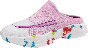Women's Slip-On Orthopedic Arch Support Backless Mens Running Shoes Wide Men Casual Shoes Brown Sneakers Slip On Tennis Shoe Loafers Casual Slip On