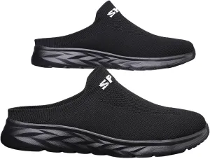 Women's Slip-On Orthopedic Arch Support Backless Mens Running Shoes Wide Men Casual Shoes Brown Sneakers Slip On Tennis Shoe Loafers Casual Slip On