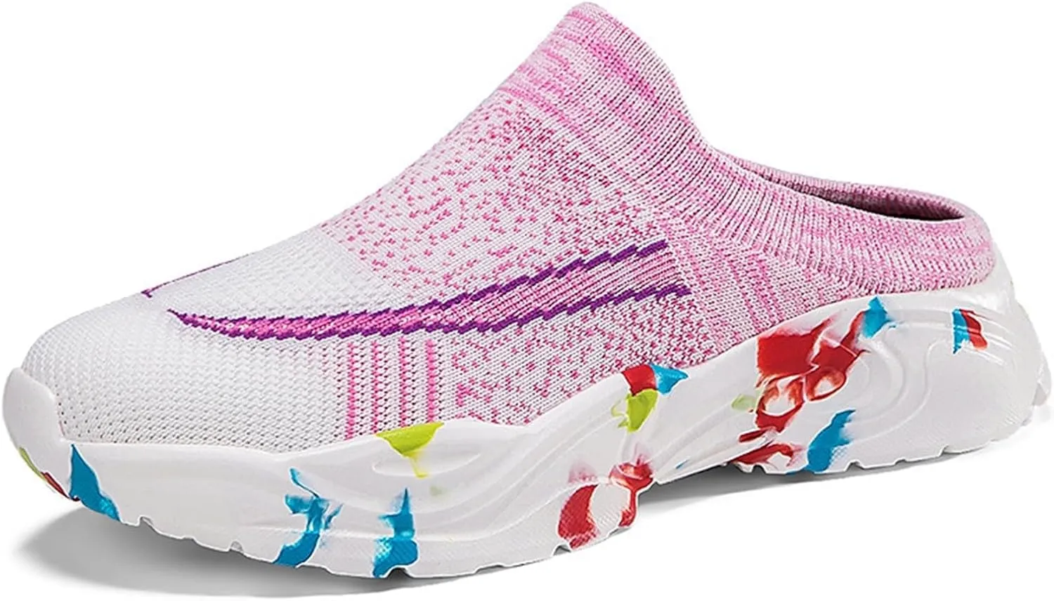 Women's Slip-On Orthopedic Arch Support Backless Mens Running Shoes Wide Men Casual Shoes Brown Sneakers Slip On Tennis Shoe Loafers Casual Slip On