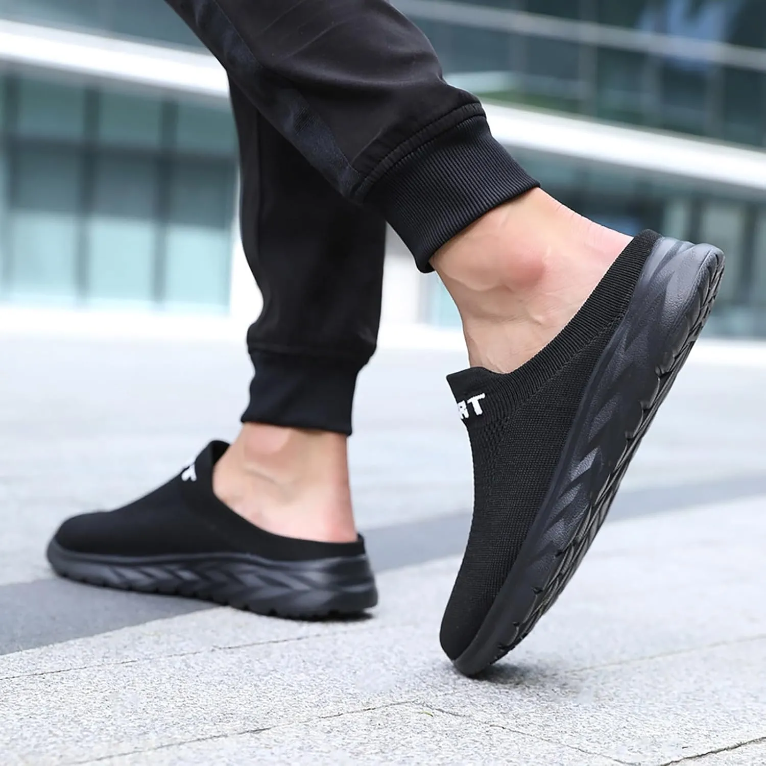 Women's Slip-On Orthopedic Arch Support Backless Mens Running Shoes Wide Men Casual Shoes Brown Sneakers Slip On Tennis Shoe Loafers Casual Slip On