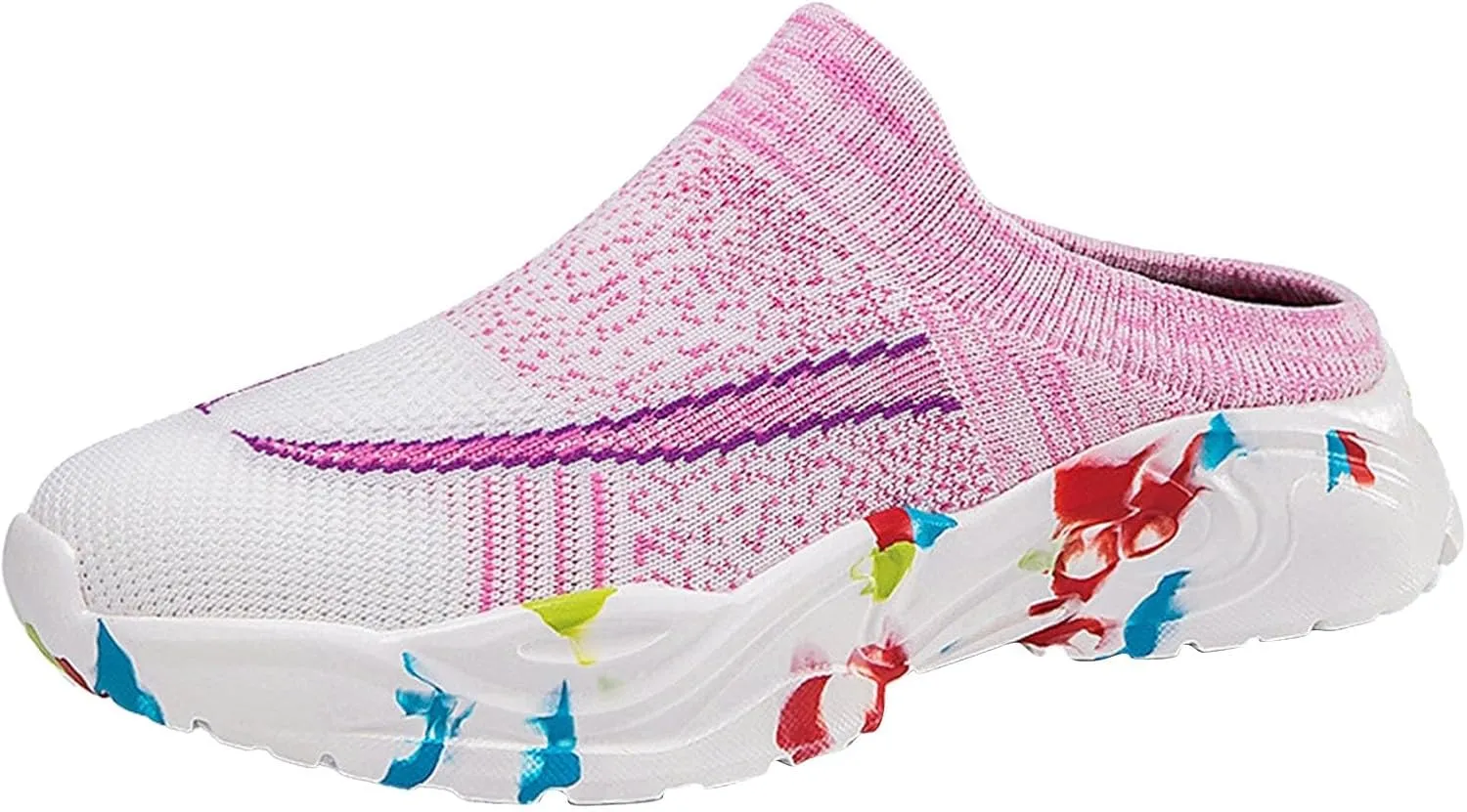 Women's Slip-On Orthopedic Arch Support Backless Mens Running Shoes Wide Men Casual Shoes Brown Sneakers Slip On Tennis Shoe Loafers Casual Slip On
