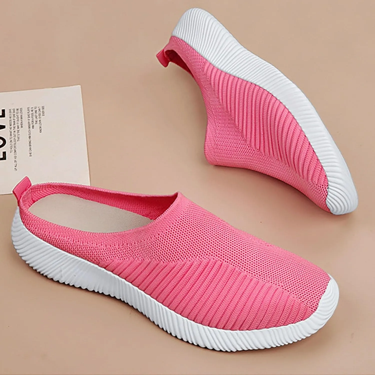 Women's Slip-On Orthopedic Arch Support Backless Tennis Shoes Womens Winter Shoes Dressy Casual High Top Sneakers Slip On Tennis Shoe Loafers Casual Slip On