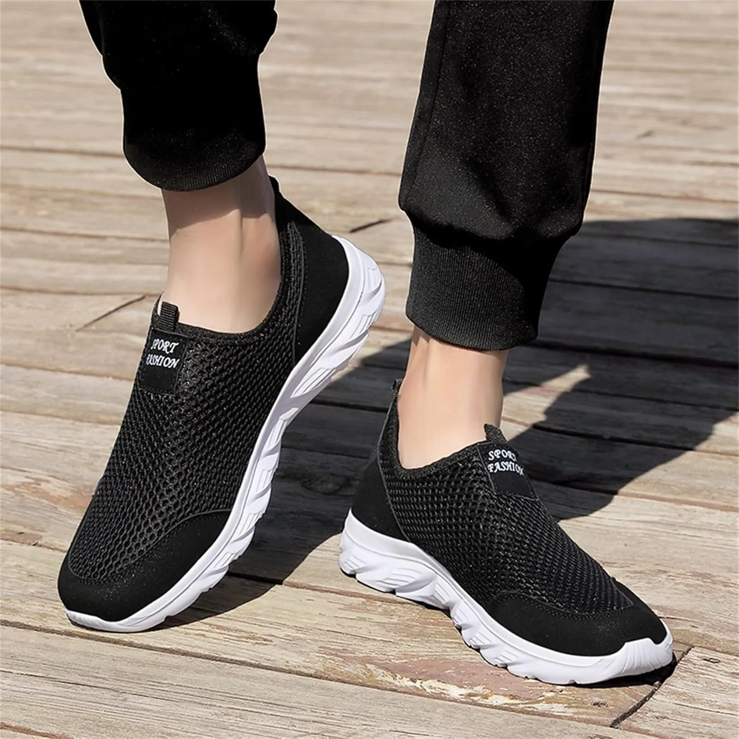 Women’s Slip-On Shoes Casual Lace-Free Walking Loafers Tennis Shoes Men Arch Support Women's Shoes Casual Men's Fashion Sneakers Tennis Shoe Casual Loafers