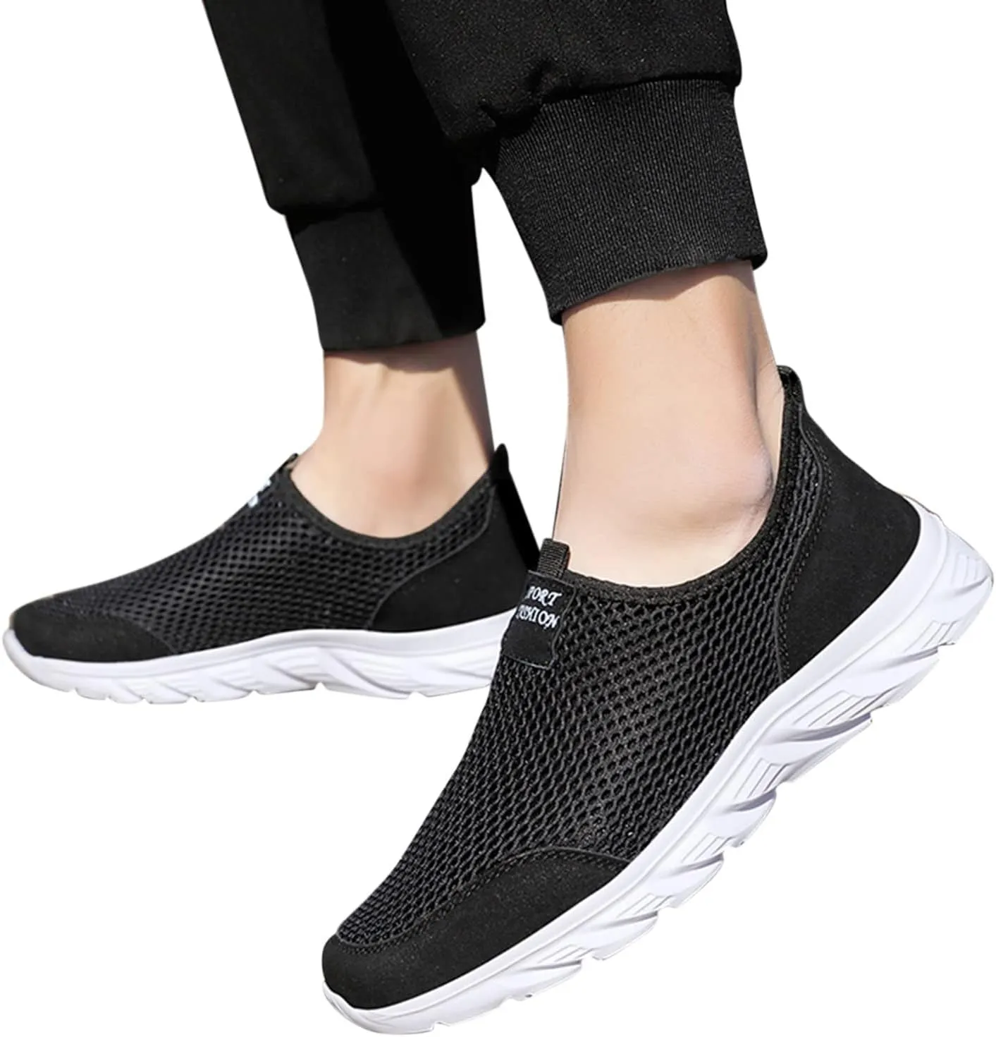 Women’s Slip-On Shoes Casual Lace-Free Walking Loafers Tennis Shoes Men Arch Support Women's Shoes Casual Men's Fashion Sneakers Tennis Shoe Casual Loafers