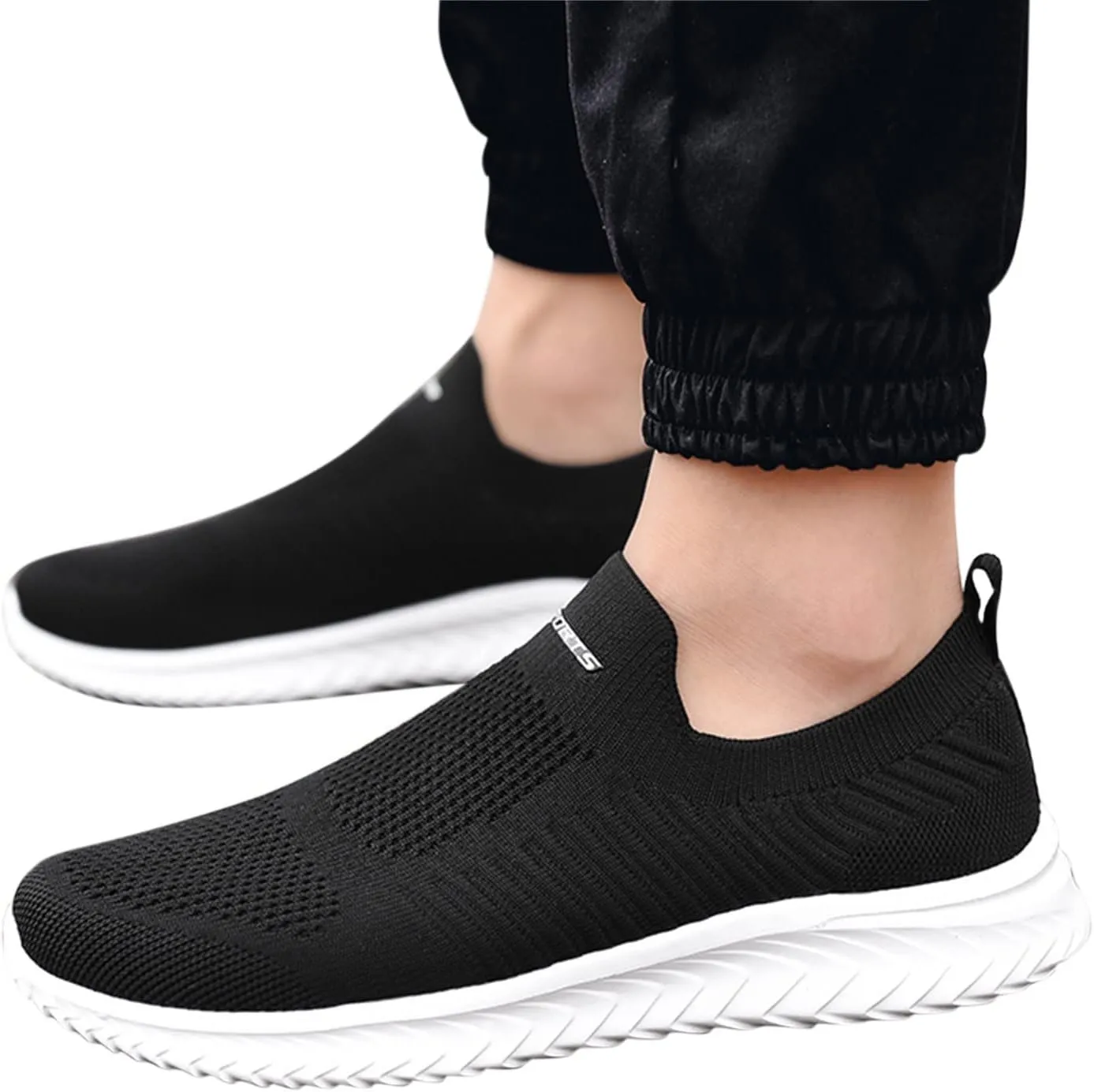 Women's Slip On Sneakers Casual Everyday Shoes Running Shoes for Men Boots Business Casual Shoes Wedge Sneakers Platform Tennis Shoe White Loafers