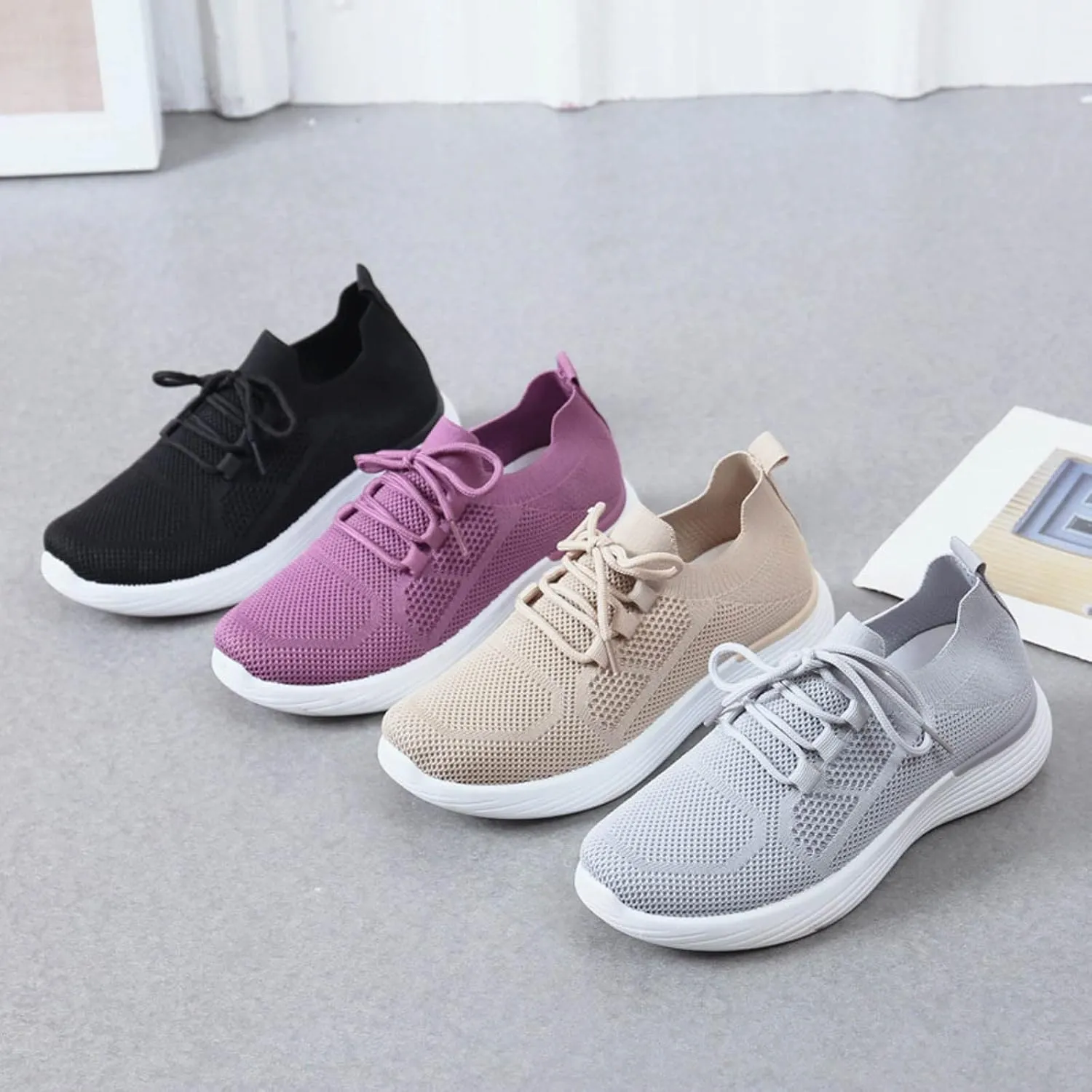 Womens Sneakers Size 11 Walking Slip On Sneakers Women Arch Support Size 10 Women Slip On Shoes Casual Womens Casual Slip On Sneakers Wide Width Wide Zapatos De Mujer De Vestir Comodos Cerrados 7w