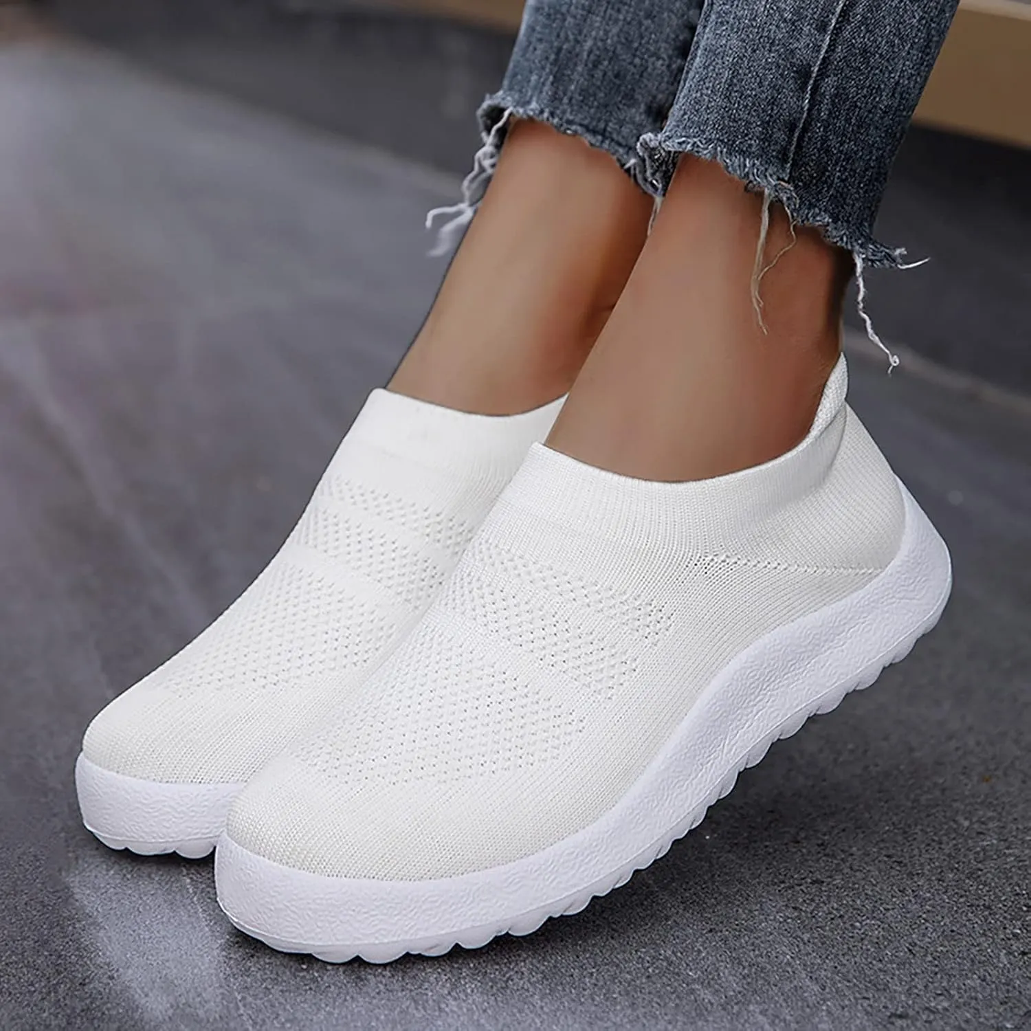 Womens Trail Running Shoes Zapatos para Mujer Comodos De Fiesta Black Shoes Women Sneakers Casual Sneakers for Women Trendy Platform Women's Everyday Slip On Shoes with Arch Support