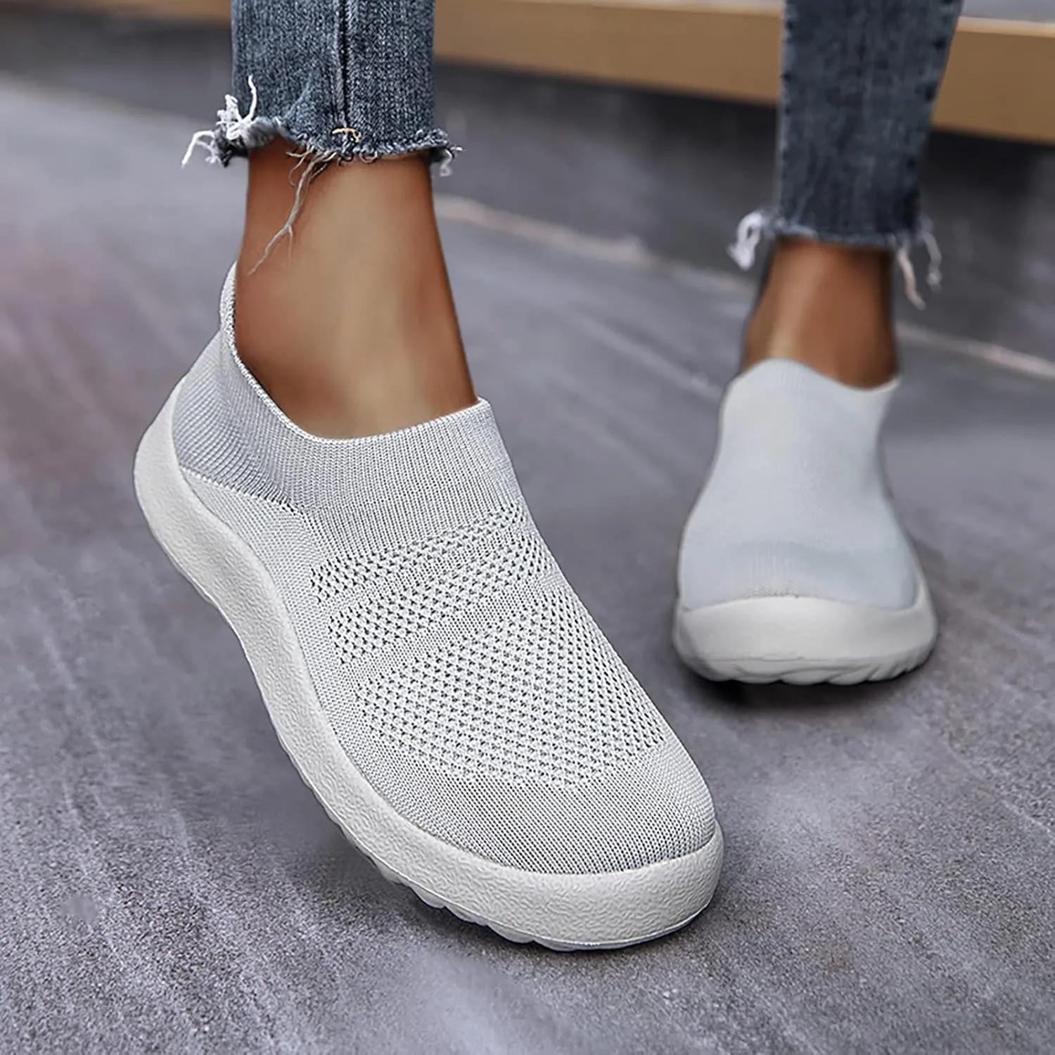 Womens Trail Running Shoes Zapatos para Mujer Comodos De Fiesta Black Shoes Women Sneakers Casual Sneakers for Women Trendy Platform Women's Everyday Slip On Shoes with Arch Support