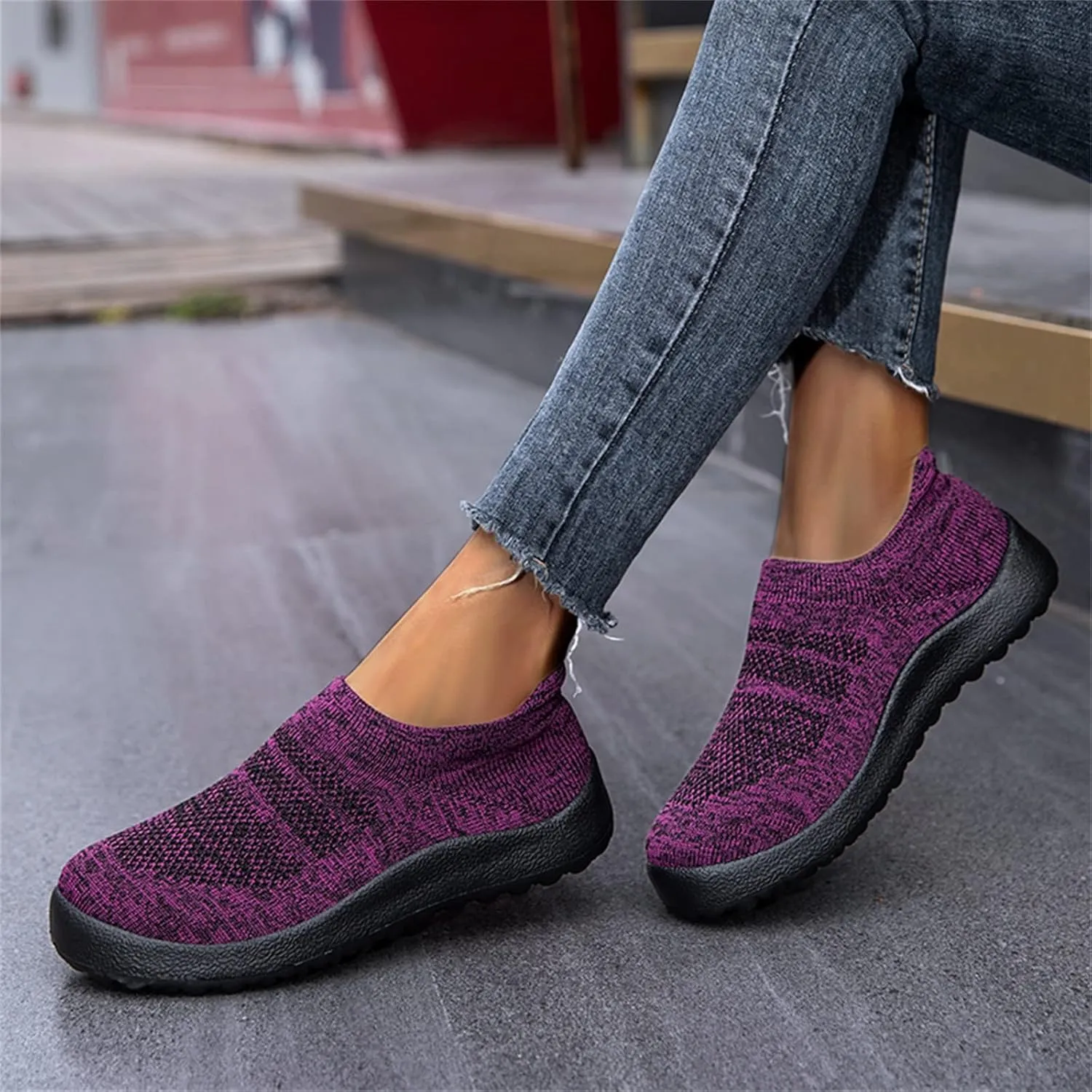 Womens Trail Running Shoes Zapatos para Mujer Comodos De Fiesta Black Shoes Women Sneakers Casual Sneakers for Women Trendy Platform Women's Everyday Slip On Shoes with Arch Support