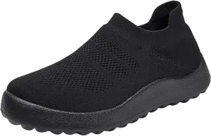 Womens Trail Running Shoes Zapatos para Mujer Comodos De Fiesta Black Shoes Women Sneakers Casual Sneakers for Women Trendy Platform Women's Everyday Slip On Shoes with Arch Support